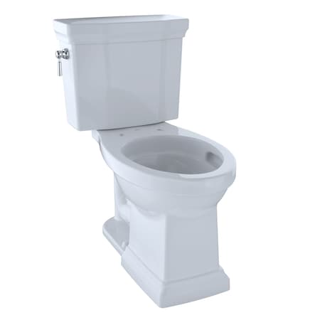 Toto Toilet, 1.0 gpf, Tornado, Floor Mount, Elongated, Cotton CST404CUFG#01